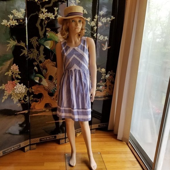 Speechless | Dresses | Speechless Size Blue White Striped Preppy Dress |  Poshmark
